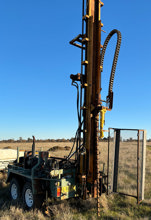 Cross hole ERT and moisture change profiling