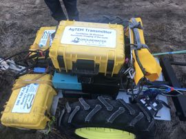 Electric tractor and equipment mount racks