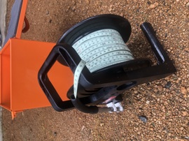 Standing Water Level tape measure and buzzer.